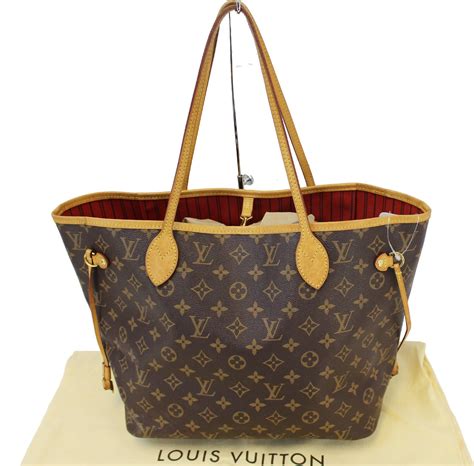 Neverfull MM Monogram Inside Out Stripe Tote 